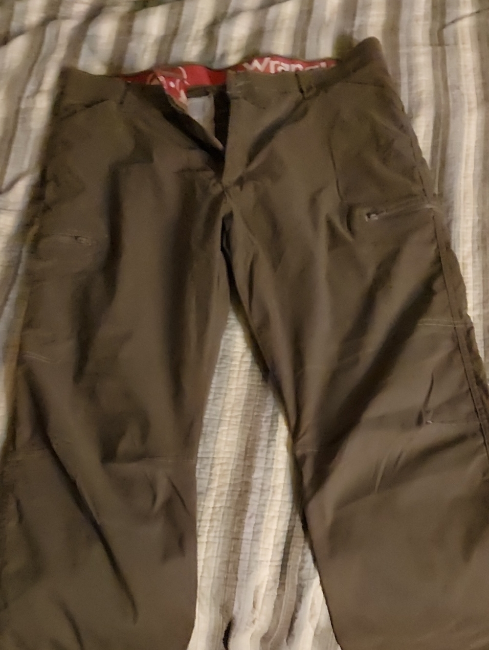 Wrangler Men's Olive Brown Cargo Pants